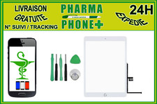 VITRE ECRAN TACTILE + STICKERS + BOUTON BLANC IPAD 8 (A2270 - A2428 - A2429)