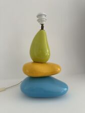 Lampe François Châtain / Céramique Galets Vintage Design 90’s / TBE 45cm