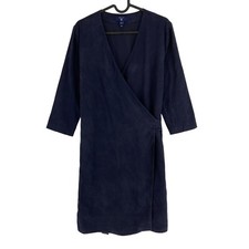 Gant Robe En V Bleu Marine