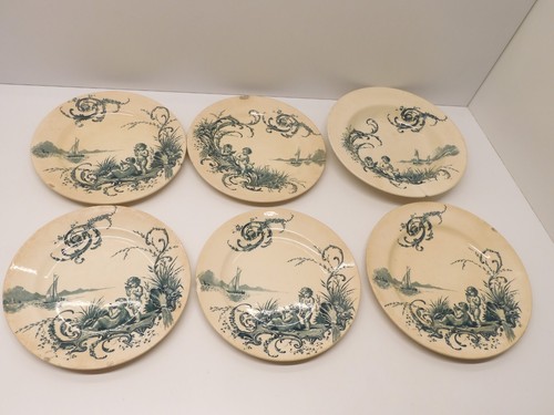 Assiettes jules vieillard - assiettes,
