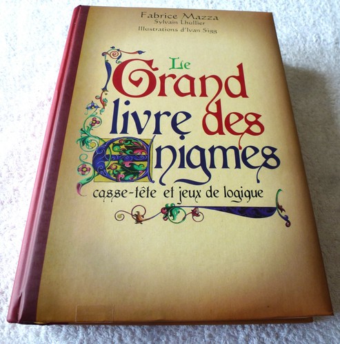 Grand livre des enigmes - des,