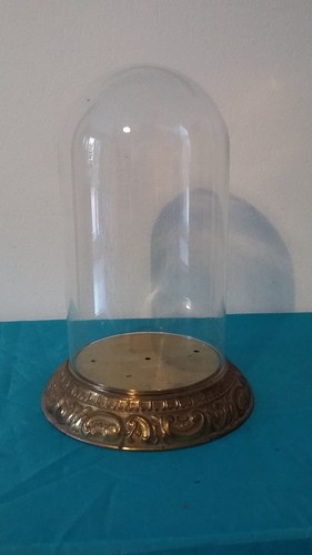 Ancien globe rond verre mariee - ancien,
