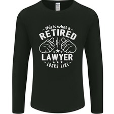 C' Est Ce Que A Retired Avocat Looks Like Tshirt pour Hommes Longues Manches