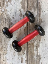 Antique French 1kg Dumbbells