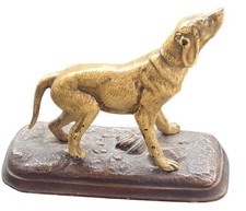 Sculpture Bronze Chien De