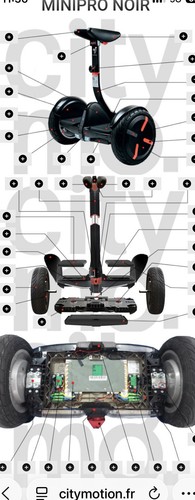 Gyropode mini pro - , sans