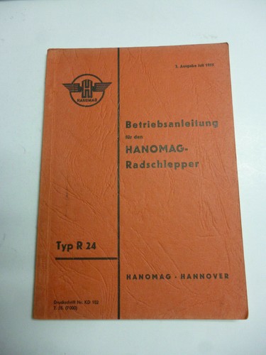 Hanomag wheel tractor type - tractor, r
