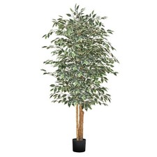 VEVOR Arbre Artificiel Plante Artificielle Faux Ficus 1,8 m Décoration Intérieur