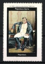 Timbres Publicitaires Napoleon-Serie, Napoléon Bonaparte Sur Chaise Assis ,