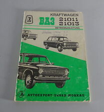 Operating instructions / manual Lada 1200 / 1300 / VAZ 2101-1 / 2101-3