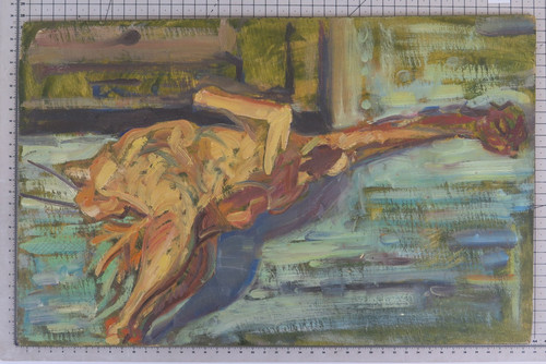 Tableau huile sur - huile, scène