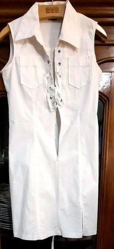 Robe blanche sexy - robe,