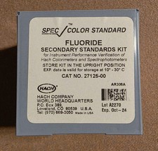 Hach SpecCheck Gel Secondary Standard Set, Fluoride NEEDS RECERTIFIED!!!