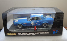 RARE SCALEXTRIC PIONEER,  P 010 FORD MUSTANG 1968 NOTCHBACK BILL MAIER