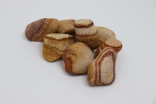 60 kg galets polis, gravier, galets de rivière, cailloux, gravier de jardin, gra