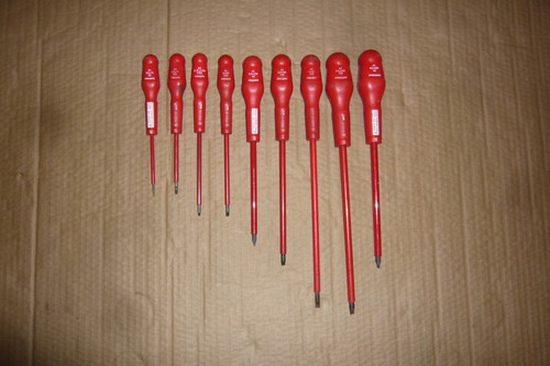 Lot tournevis plat fente - lot, 9