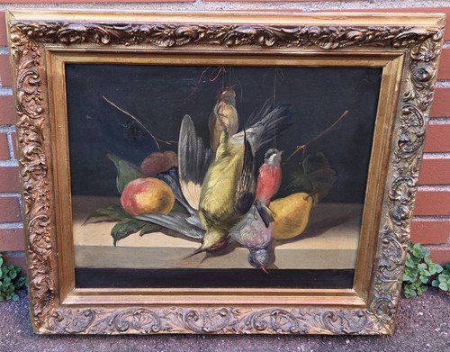 Tableau ancien des trophées - tableau,
