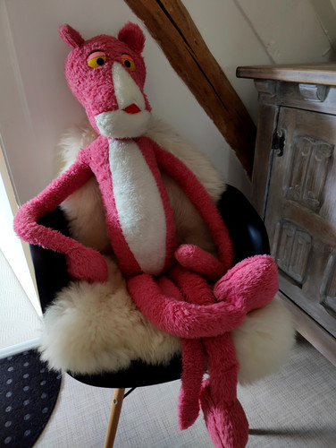 Peluche panthère rose - peluche,