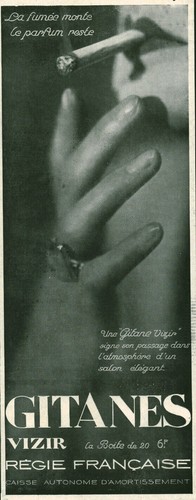 Publicité ancienne cigarettes