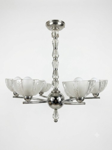 Lustre art déco - déco, moulé