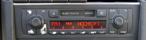 Audi radio casette - a4,
