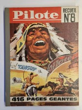 BD Recueil Magazine Pilote Reliure Éditeur Num 8 EO 1961 Complet TBE