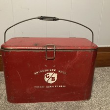 1950s Vintage Griesedieck Bros Metal Beer Chest Cooler with tray Rolla Missouri 