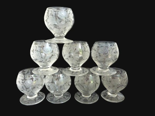 Baccarat 1925 8 verres en - 8,