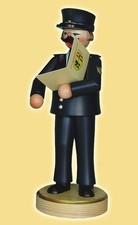 Pompier Fumeur Maître Des Sapeurs-Pompiers Hauteur= 23cm NEU Figurine Fumeur