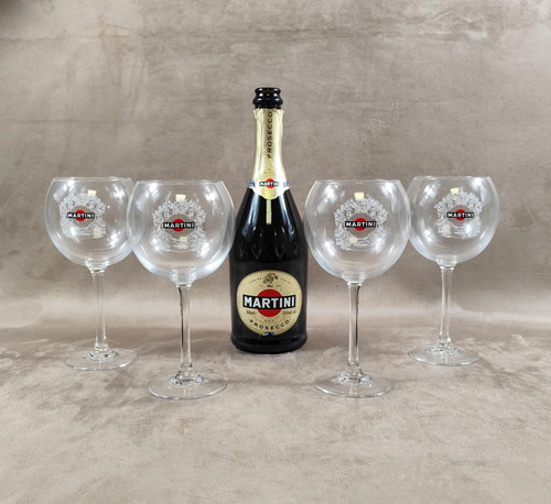 Lot verres martini made - de,