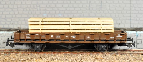 Wagon plat sncf charge - plat,