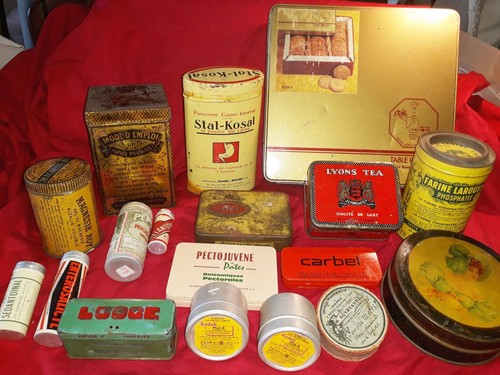 Lot anciennes boites en - lot,