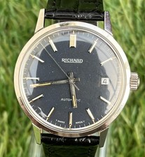 Montre vintage Goku RICHARD Richard à remontage de date à 3 aiguilles JAPAN...