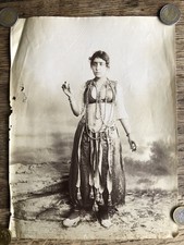 Egypt, Lekegian, photo late 19th century albumen print, "The Belly Dance" No. 471