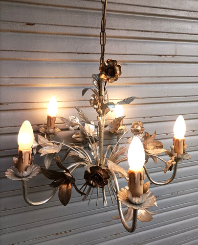 Important lustre fer - , forgé