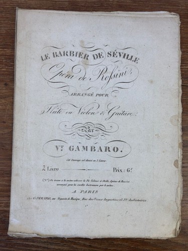 Partition barbier seville - partition,