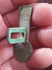 GALLO ROMAN FIBULA WEAPON PIECE OR LOCK IN BRONZE ANTIQUE COLLECTION IN IDEN