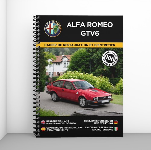 Alfa romeo gtv6 cahier de - cahier,