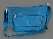 Kipling SYRO Crossbody Bag Purse Shoulder Night Teal Blue Lightweight Excellent