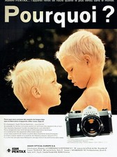  1970 Advertising 0722 Advertising Ashahi Pentax SLR Camera Why