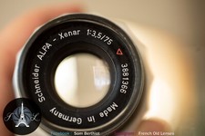 🔥  Schneider Alpa Xenar 75mm F/3.5  🔥