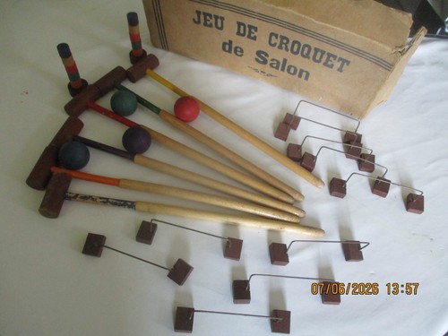Ancien jouet jeu - jeu, croquet