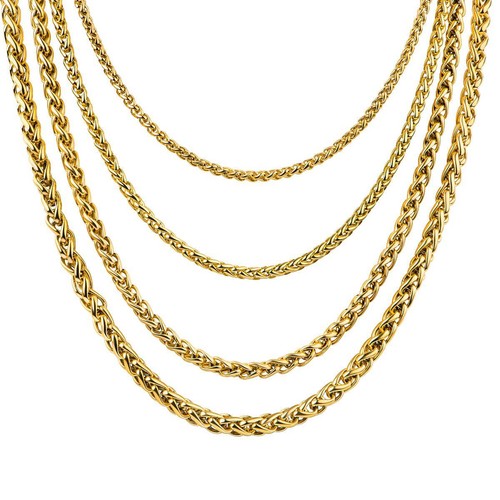 Chaîne 18k plaqué acier - chaîne,