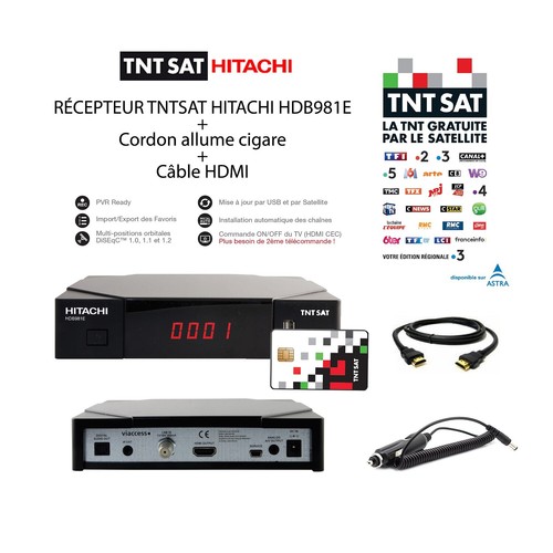 Recepteur tntsat hitachi - recepteur,