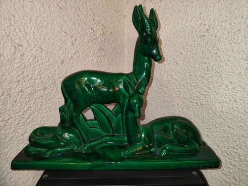 Famille antilopes faience - en,