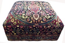 # 630  Custom Made Oversized Antique Tribal Bakhtiari Ottoman /Table