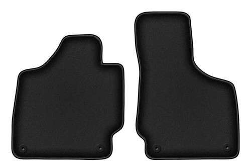 Tapis avant velours noirs