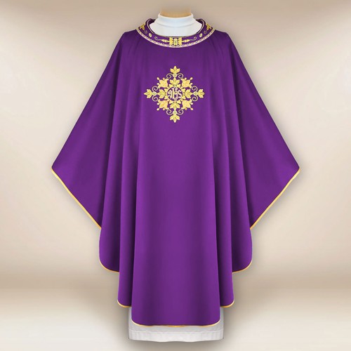 Chasuble brodée prêtre - prêtre, »