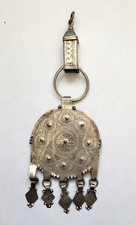 Pendentif antique Berbère Amazigh en argent - Maroc