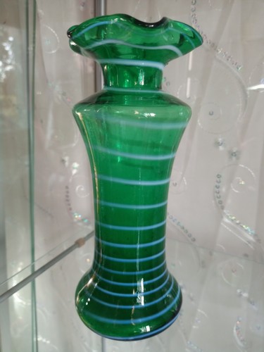 Ancien vase verre - en, soufflé